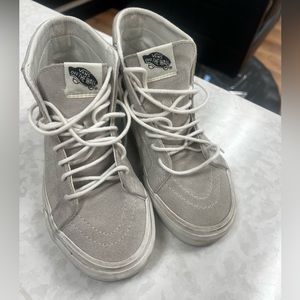 Vans off the wall suede sk8 fringe shoe tassel boho sneaker high top moccasins